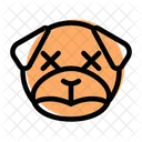 Pug Sad Death  Icon