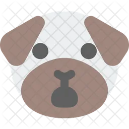 Pug Shock Emoji Icon