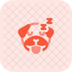 Pug Sleeping Emoji Icon