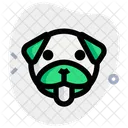 Pug Tongue Icon