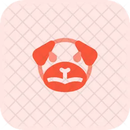 Pug Upset Emoji Icon