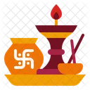 Special Thali Festive Thali Handcrafted Thali Icon