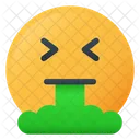 Puke Face Emoji 아이콘