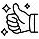Pulgares hacia arriba  Icono