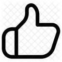Pulgares Hacia Arriba Icono