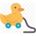 Pull Duck Toy Icon