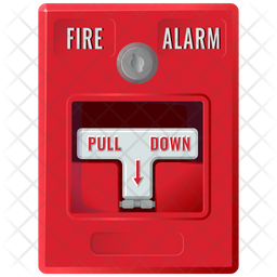 Fire Safety Button Icon - Download in Dualtone Style