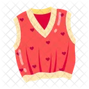 Pull Sans Manches Tricot Vetements Dhiver Icône