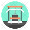 Pull Up Squat Rack Fitness Icon