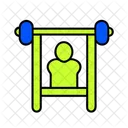Pull Up Bar Fitness Workout Icon