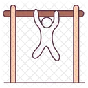 Chin Ups Pull Ups Gym Exercise Icon