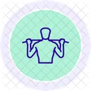 Weightlifting Line Icon Icon