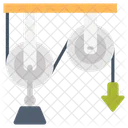 Pulley Simple Machine Machine Icon