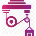Pulley Manufacturing Factory Icon