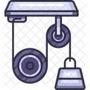 Pulley Physics Weight Icon