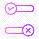 Pulling Bar Yes No Icon