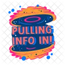 Pulling Info Space Astronomy Icon