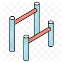 풀업바 헬스기구 헬스장비 아이콘