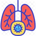 Pulmoes De Emergencia Virus Corona Medico Ícone