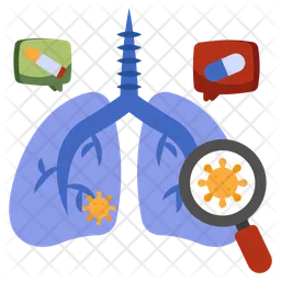 Pulmonary Function Test Icon - Download in Flat Style