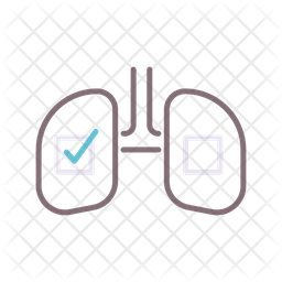 Pulmonary Function Test Icon - Download in Line Style