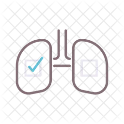 Pulmonary Function Test Icon - Download in Line Style
