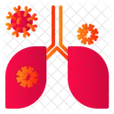 Pulmones infectados  Icono