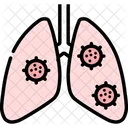 Pulmones infectados  Icono