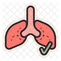 Pulmones sanos  Icono