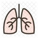 Lungs Anatomy Organ Icon