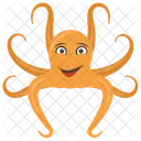 Pulpo Animal Marino Molusco Icono