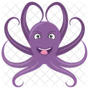 Pulpo Animal Marino Molusco Icono