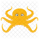 Pulpo Animal Marino Molusco Icono