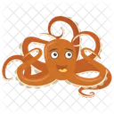 Pulpo Animal Marino Molusco Icono