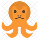 Pulpo Criatura Marina Animal Icono