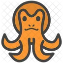 Pulpo Criatura Marina Animal Icono