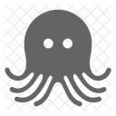 Pulpo Tentaculo Calamar Icono