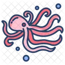 Pulpo Animal Marino Animal Icono