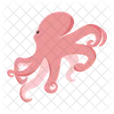 Pulpo Animal Fauna Icono