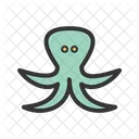 Pulpo Icono