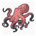 Pulpo Playa Pescado Icon