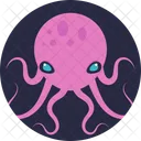 Pulpo Vida Marina Animales Icono