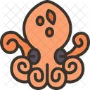 Pulpo Cefalopodo Fauna Icono