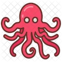 Pulpo Pez Diablo Sepia Icono