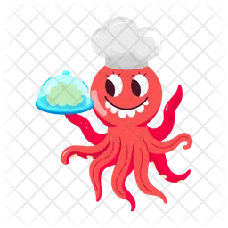 Cocinero de pulpo  Icono