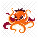 Pulpo enojado  Icono