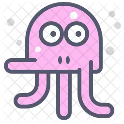 Pulpo estresado Emoji Icono