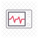 Medizin Monitor Impulse Symbol