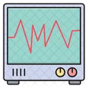 Monitor Puls Medizinische Symbol