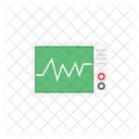 Medizin Monitor Impulse Symbol